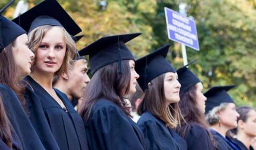 Украинские студенты выпускники