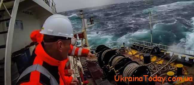 Українські моряки в морі