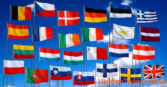 Флаги европейских держав