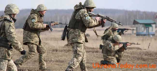 Українські військові в бою