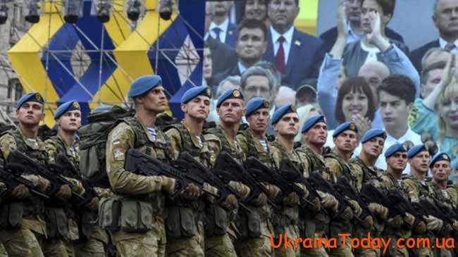 Військові на плацу Україна