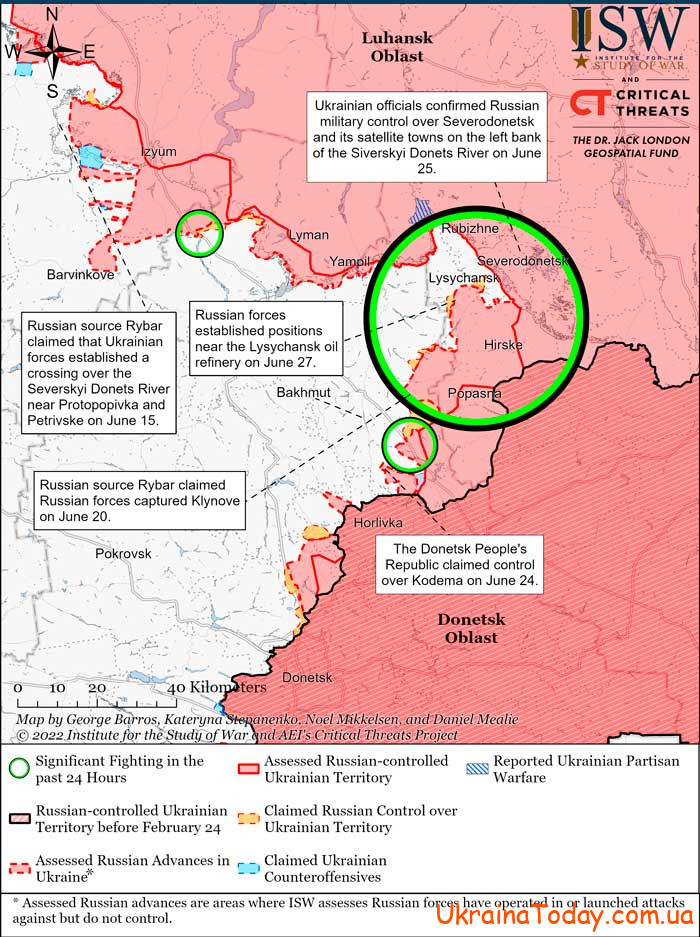 karta boevych dejstviy 2 4 - Interactive map of hostilities in Ukraine on June 30, 2022 Update