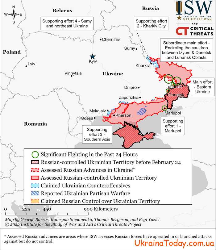 karta boevych deystviy 1 1 - Інтерактивна карта бойових дій в Україні на 16 травня 2022 року