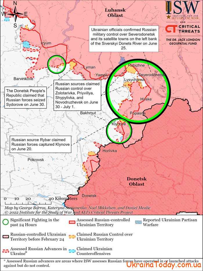 karta boevych deystviy 12 - Interactive map of hostilities in Ukraine on July 3, 2022 Update