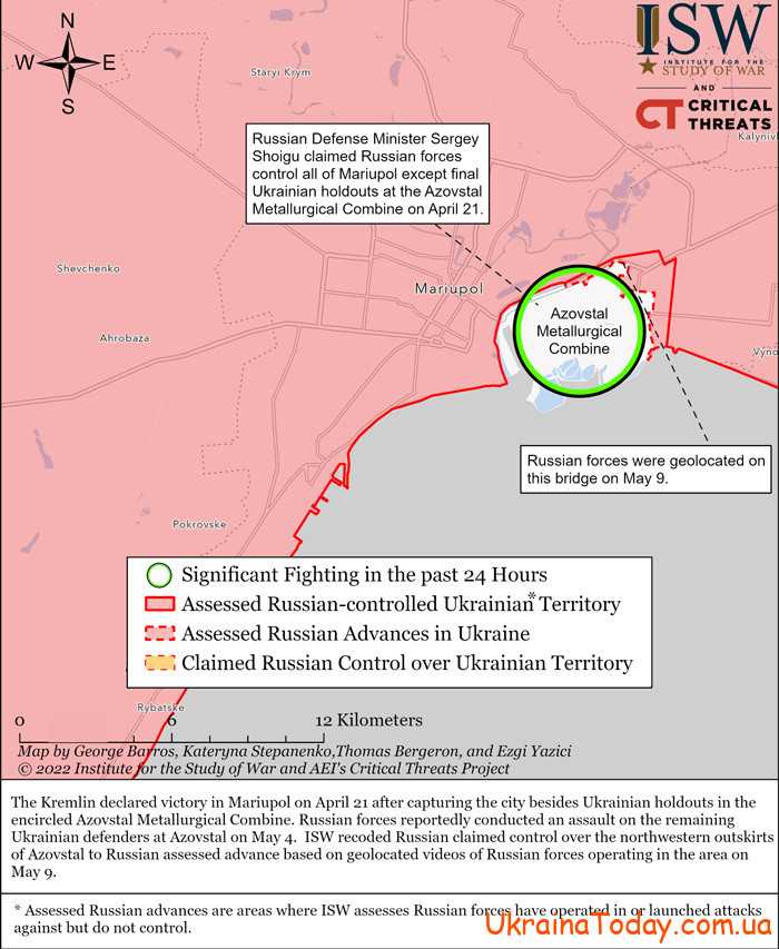 karta boevych deystviy 3 1 - Интерактивная карта боевых действий в Украине на 16 мая 2022 года