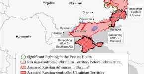 karta boevyh dejstvij 5maya 1 290x150 - Интерактивная карта боевых действий в Украине на 14 июня 2022 года