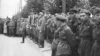 Совместный парад нацистского вермахта и советской Красной армии в Бресте по случаю захвата Польши.  Брест, 22 сентября 1939 года