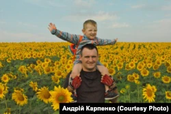 Андрей Карпенко с сыном