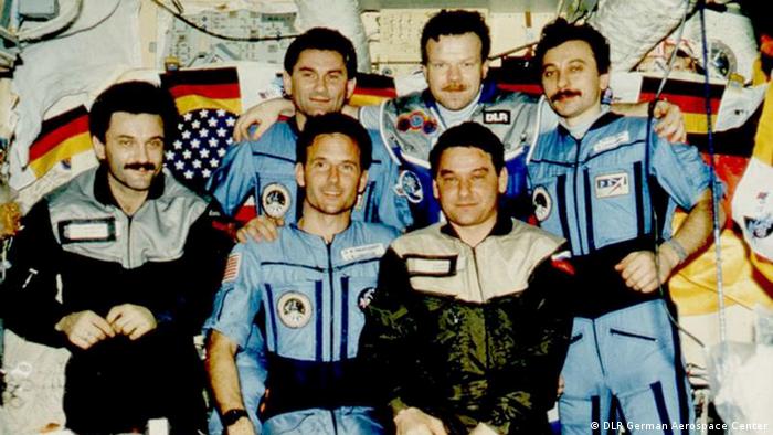 Група астронавтів на станції Мир