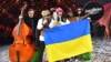 Украинская группа Kalush Orchestra после победы с песней Stefania на 