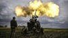 Иллюстрационное фото.  Украинские военнослужащие ведут огонь из французского 155 мм САУ Caesar (Цезарь) по позициям военных России.  Донецкая область, 15 июня 2022 года