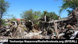 Поселок Камышеваха на Запорожье после обстрелов российскими военными, 11 мая 2022 года