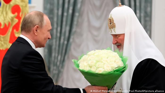 Президент Росії Володимир Путін та патріарх Кирило, листопад 2021 року