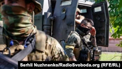 Бойцы «Иностранного легиона обороны Украины» в Северодонецке, 2 июня 2022 года