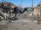 Разбомбленные дома в Пологах, весна 2022 года