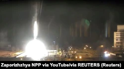 Падение ракеты на территории Запорожской АЭС во время обстрелов Энергодара, 4 марта 2022 года
