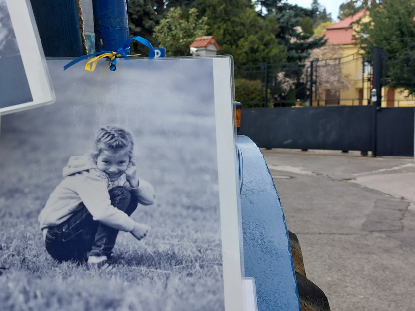 Акція протесту перед посольством Росії в Братиславі.