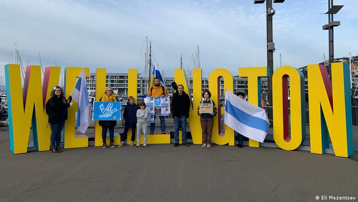 Акція протесту у Веллінгтоні