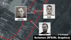 Места, где нашли тела Виталия Кибукевича, Вадим Ганюка и Руслана Яремчука