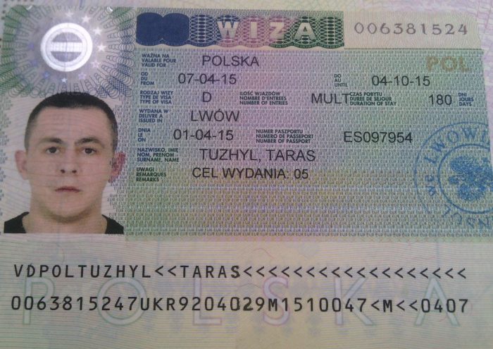 Робоча віза до Польщі.