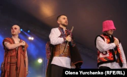Концерт украинской группы Kalush Orchestra, на которой собирали благотворительные взносы для помощи Украине, Стокгольм, Швеция, 6 августа 2022 года