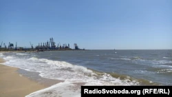 Порт оккупированного Бердянска, май 2022 года
