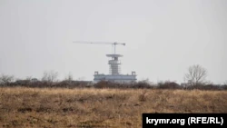 Строительство командно-диспетчерского пункта аэродрома «Бельбек», 9 марта 2021