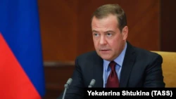 Глава партии «Единая Россия», заместитель председателя Совета безопасности РФ Дмитрий Медведев