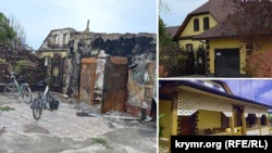 Дом семьи Веселовских до и после оккупации