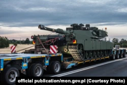 Танк Abrams в Польше