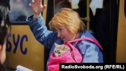 Жители оккупированных территорий, которые были эвакуированы в Запорожье в мае 2022 года