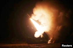 Запуск ракети класу "земля – земля" під час спільних американо-південнокорейських військових навчань, 5 жовтня 2022 року