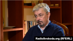 Александр Ткаченко, министр культуры и информационной политики, во время интервью Радио Свобода