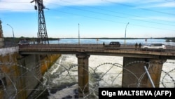 Автомобильный мост возле Каховской ГЭС