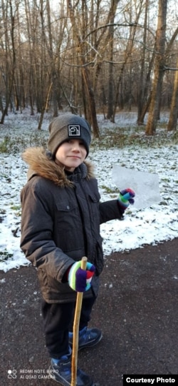 Илья на прогулке