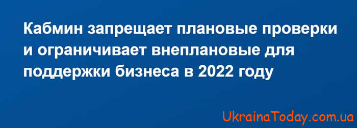 Мораторий на проведение проверок в 2024 году в Украине